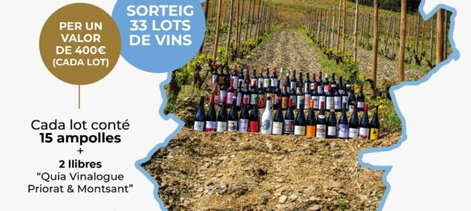 Els cellers de la comarca del Priorat donen suport a la lluita pel riu Siurana amb un sorteig solidari de lots de vins del territori el 30 de desembre 2021